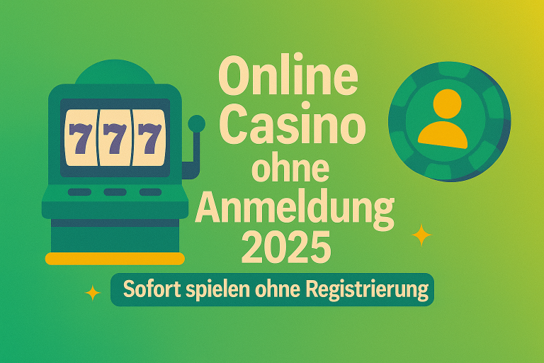 Online Casino ohne Anmeldung 2025: Sofort spielen ohne Registrierung